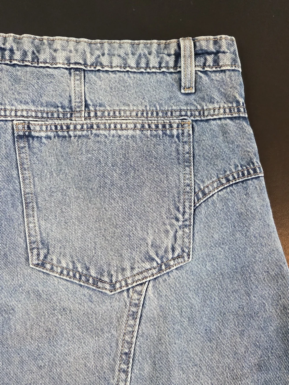 Wild Fable Mid-Rise Barrel Jean Light Wash Size 14 NWT Rigid Denim 32" Inseam - Picture 9 of 14